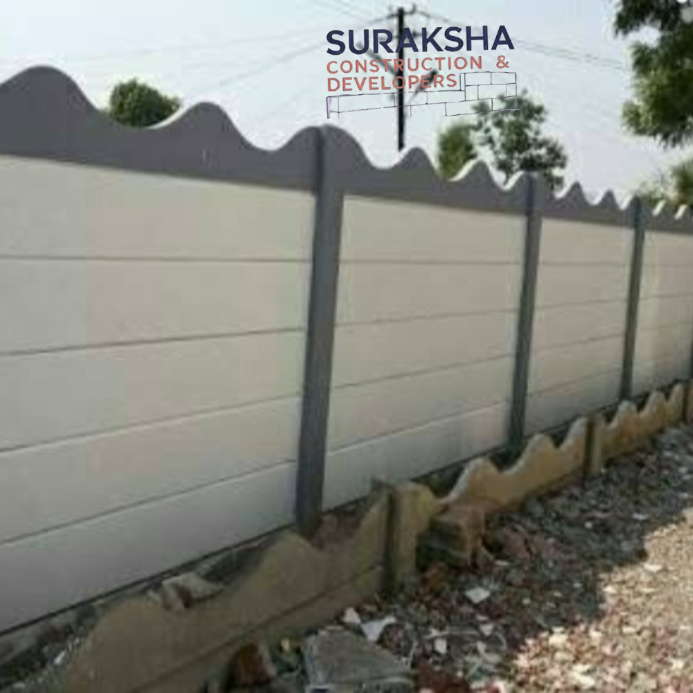 Precast Boundary Walls in Varanasi by Suraksha Construction