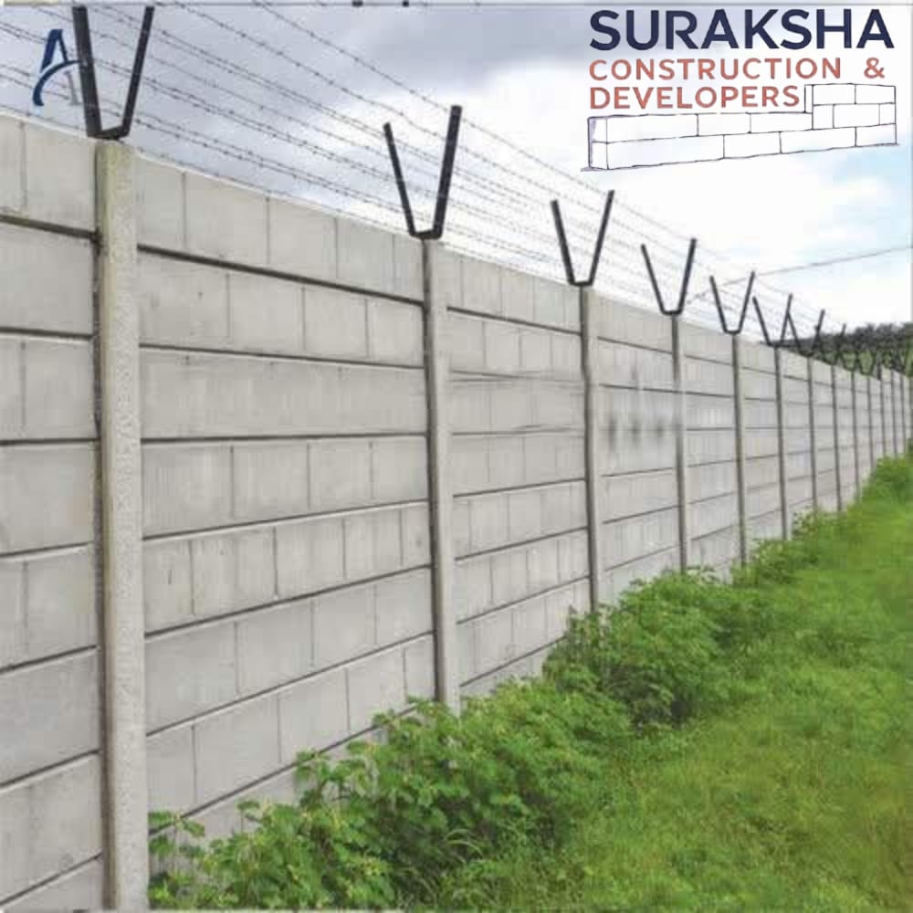 Precast Boundary Walls in Ghazipur by Suraksha Builders and Developers