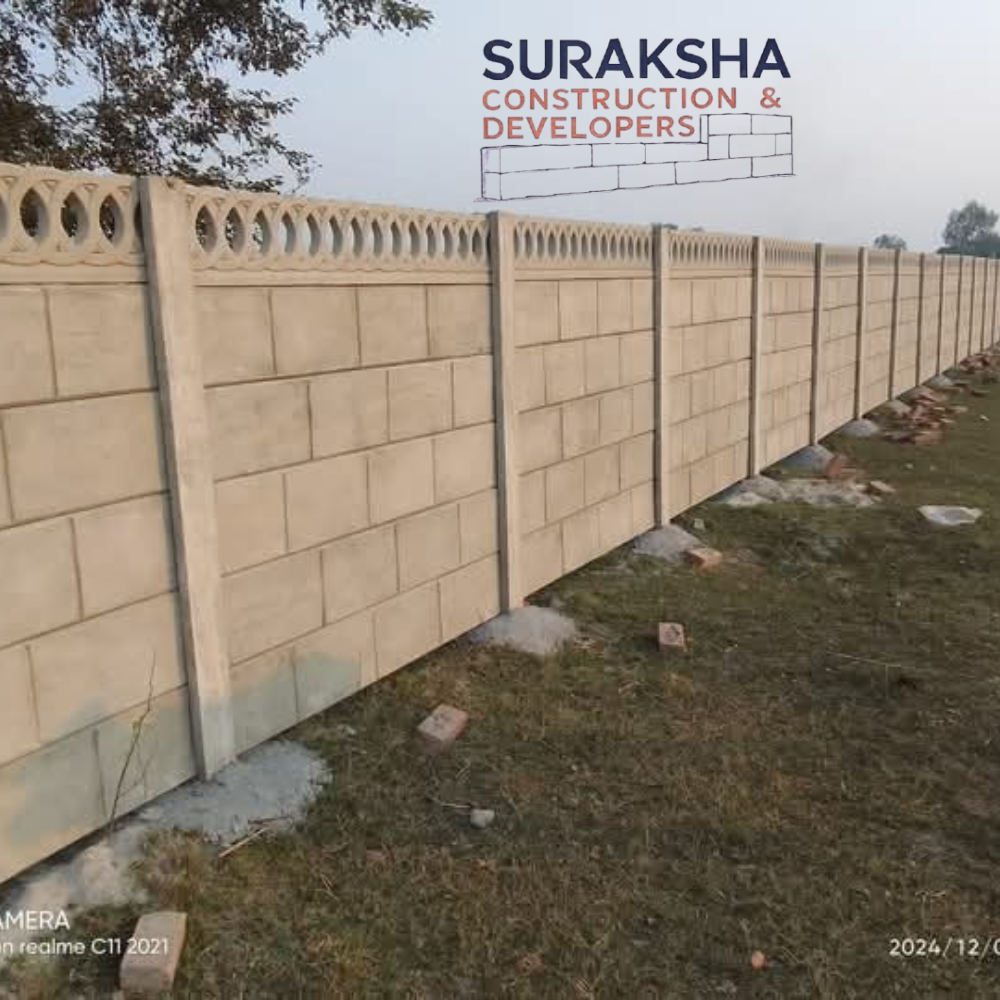 Precast Boundary Walls in Chandauli by Suraksha Builders and Developers